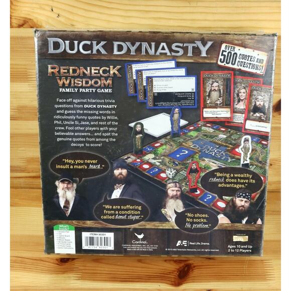 Duck Dynasty Redneck Wisdom Board Game New Sealed - Picture 2 of 4